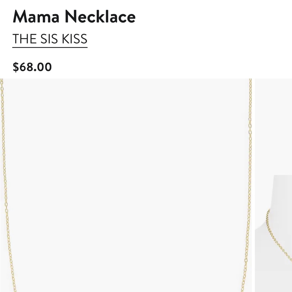 Nordstrom Gold Mama Necklace